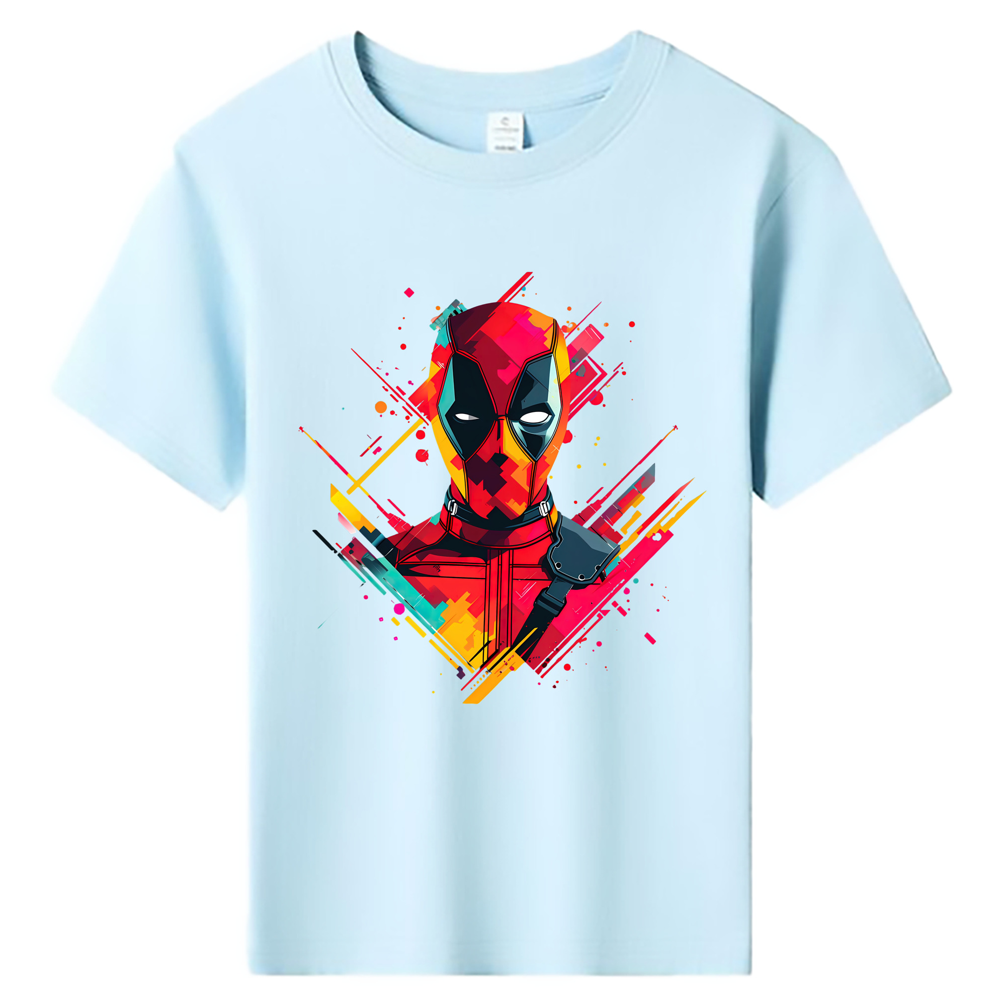 （画像用） Deadpool デッドプール 綿100％キッズTシャツ（フロントプリント）